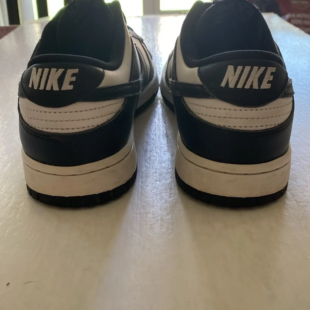 Nike Men's Dunk Low Retro Black and White Sneakers DD1391-100 Size 10.5